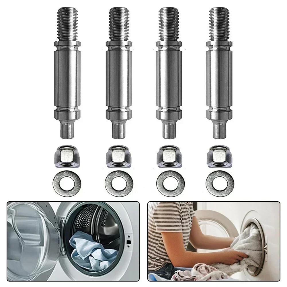 4PCS Heavy Duty Dryer Drum Support Roller Shaft Kit Designed for Reliable Performance and Long Lifespan in Household Dryers