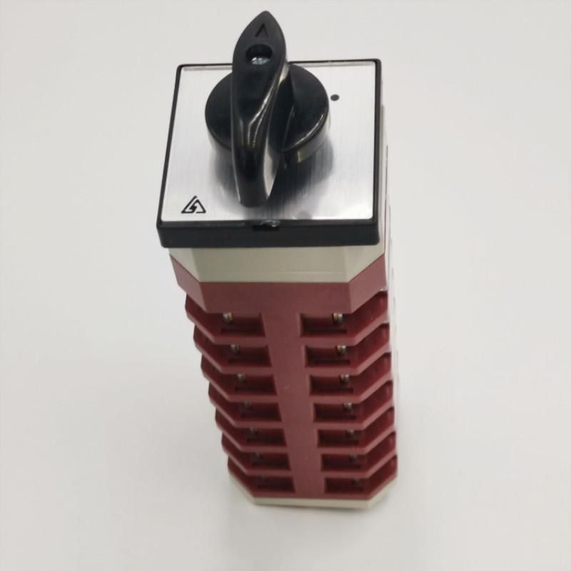 28 Terminals 3 Postions Rotary Cam Combination Switch AC 380V 220V