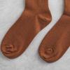 Monfoot Women S Ribbed Long Neck SockS Deep Orange