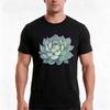 Succulent Plant Tshirt Summer Casual Cotton Tee Oversized Streetwear Tops Vintage Graphic Print Loose Fit Short Sleeve