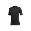 T Shirts Men's Black Crew Neck Moderate Straight Fit CF7171