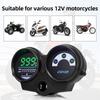 Motorcycle LED Speedometer For CG125 2000 to 2008 Fan 125 Titan 125 Digital Odometer Tachometer Fuel Level Gauge Waterproof