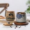 Retro Nordic Ceramic Cup Creative Underglaze Color Home Large Capacity Mug Office Coffee Cup Milk Cup Handmade Decorative Crafts