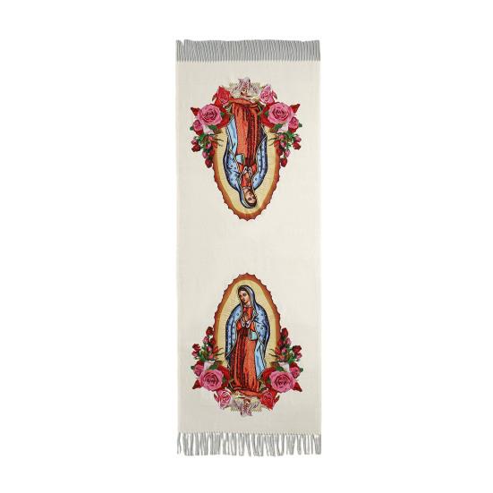 

Virgin Mary Shawl Scarf Soft Cashmere Warm Wrap Tassel Scarves Winter Lightweight Blanket Versatile Religious Accessory