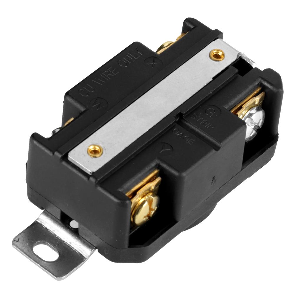 4 Pin NEMA L14-30 Generator Plug and Receptacle Set Contacts Lightweight for 125V 30A Generator RV AC Outlet