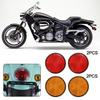 1Pairs Circular Reflector Universal Car Trucks Motorcycle ATV Bikes Bicycle Reflector Safety Reflector Motorcycles Accessories