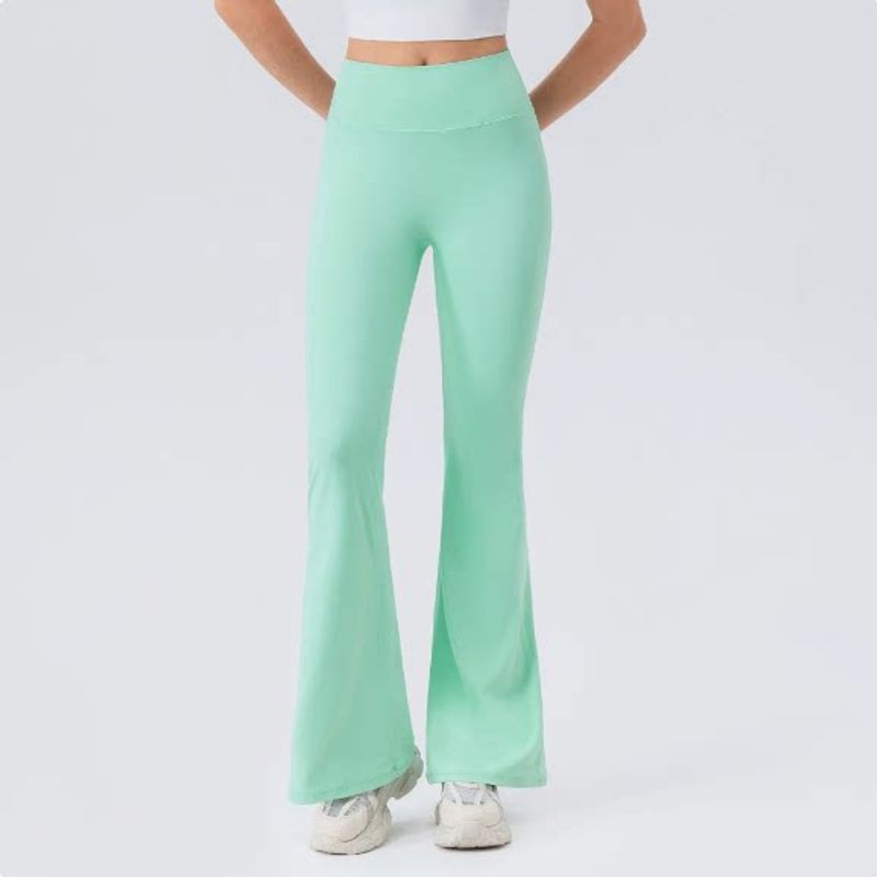 Sexy Milk Brown High Waist Hip Lift Micro-Pull Fitness Trousers