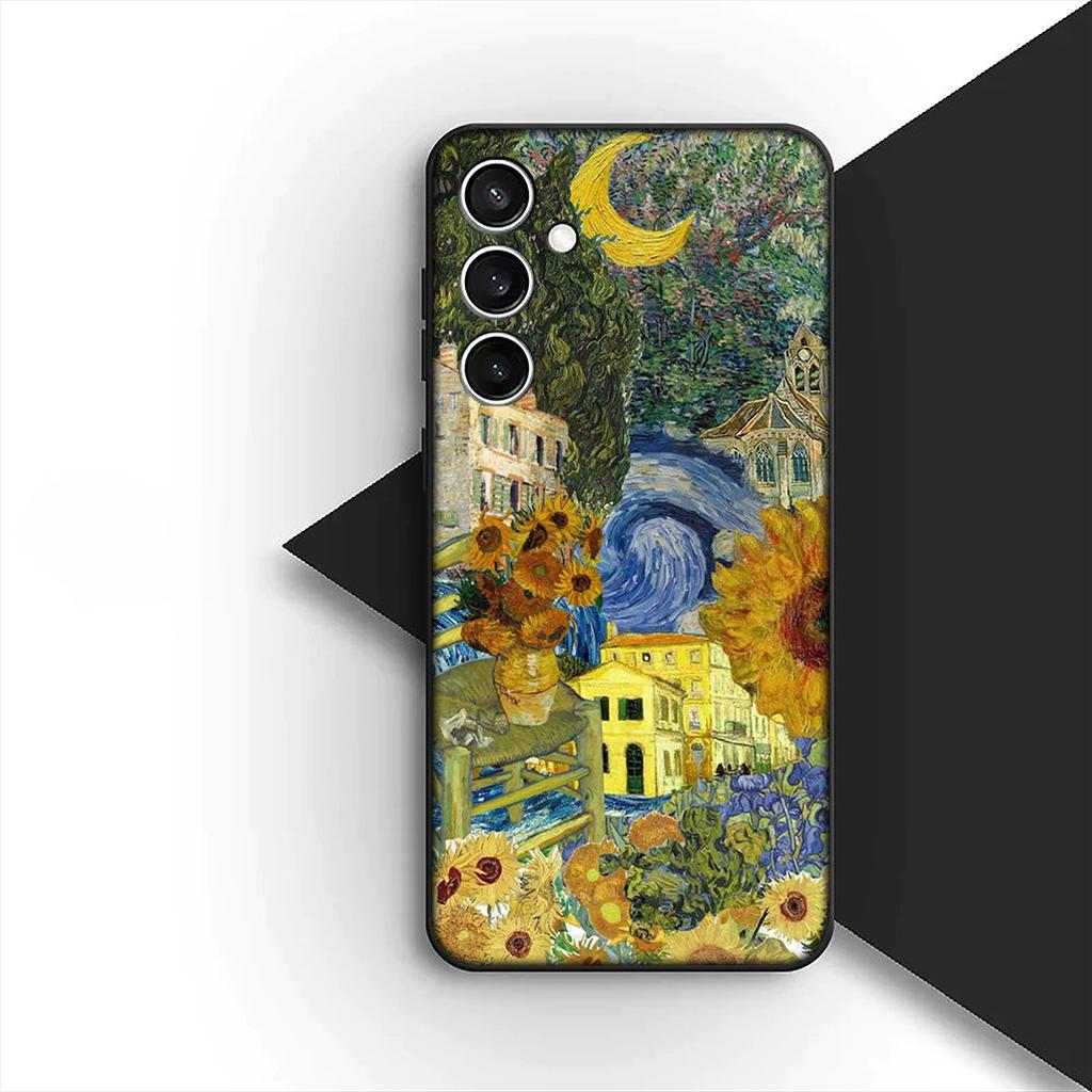 Wallpaper Starry Night Van Gogh Phone Case for Xiaomi Redmi Note 13 14 Pro Plus ProPlus 14C 13C Pro+ 5G Protective Cover