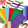 5/50x Blank Dry Erase Magnetic Labels Writable Stickers Soft Whiteboard Magnet Tags for Home Refrigerator Office School Supplies