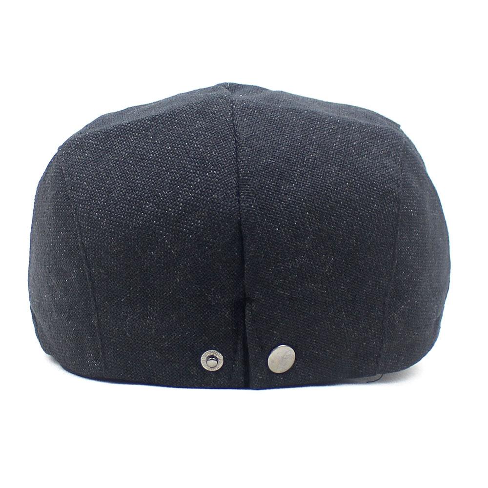 New men's hat cotton and linen beret old man's hat casual cap autumn and winter forward hat