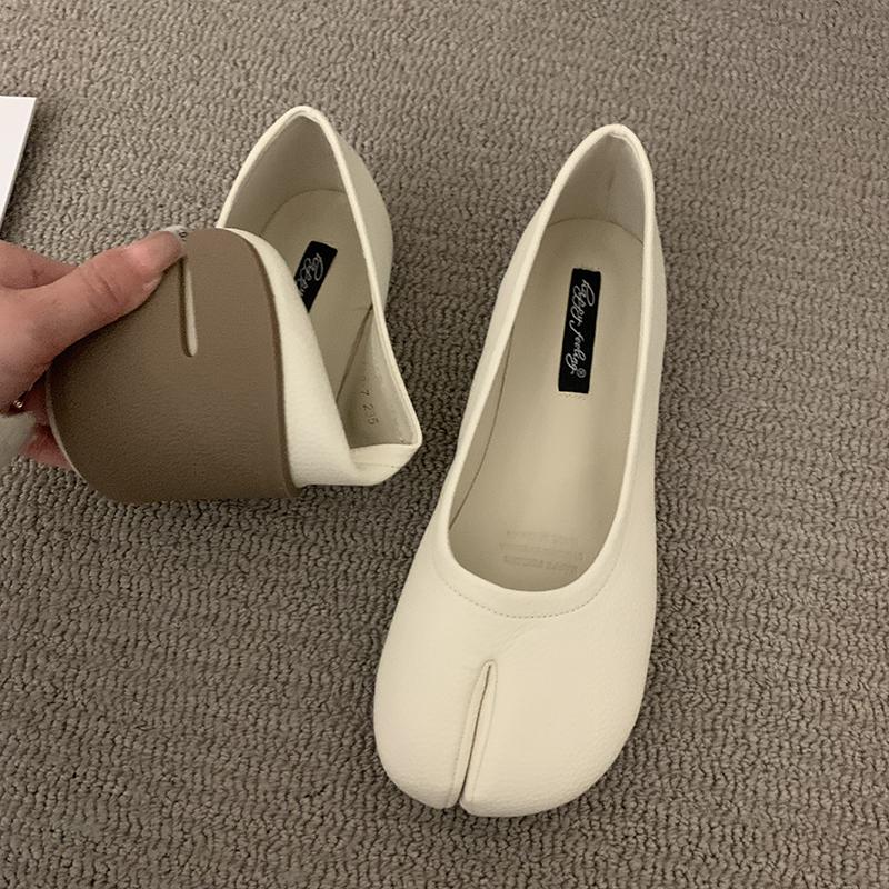 Mode Bailamos Damen Ballerinas 2025 Neue Sommermode Zehentrenner Ballerinas Damen Slipper Koreanischer Stil Weiche Slipper Loafer