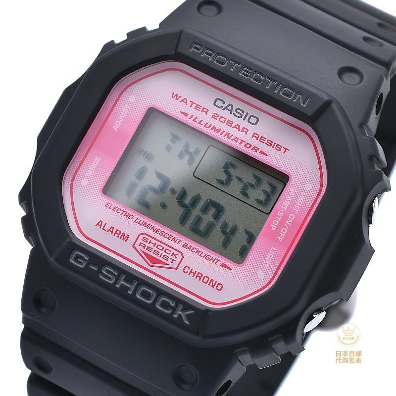 Casio G-Shock Series Sakura Theme Special Edition Square LCD Display Watch Women watches Pink DW-5600TCB-1