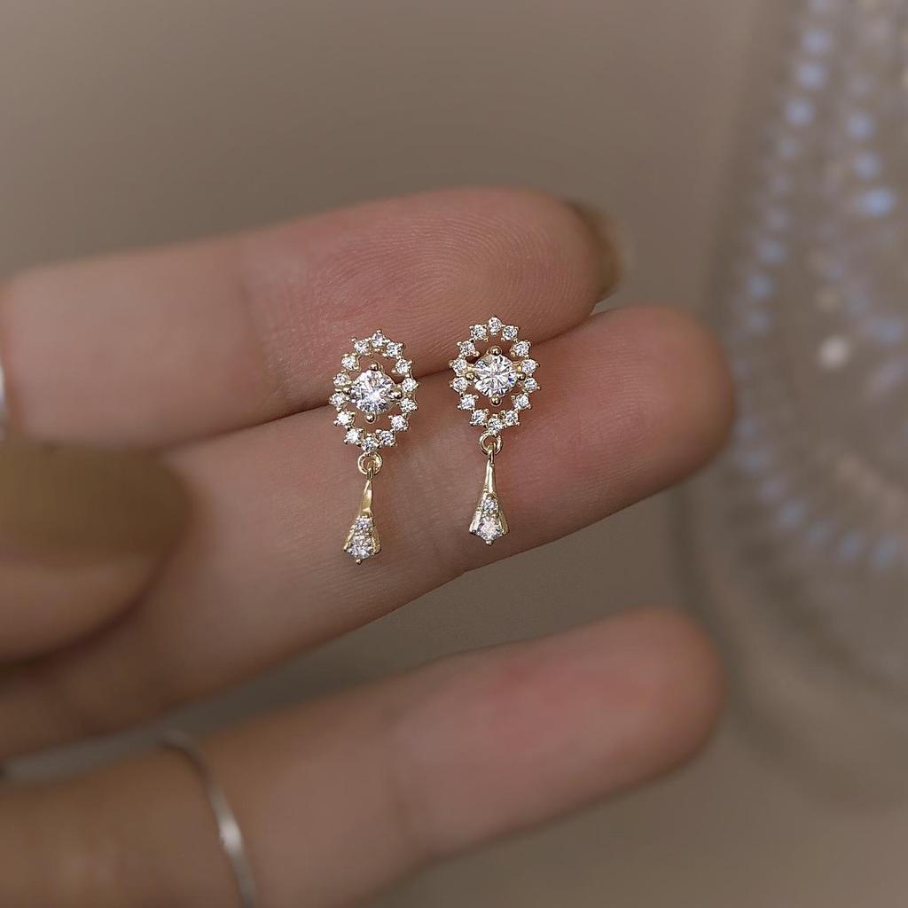 2024 Retro French Tassel Zircon Earrings: Summer Style with Chic Elegance
