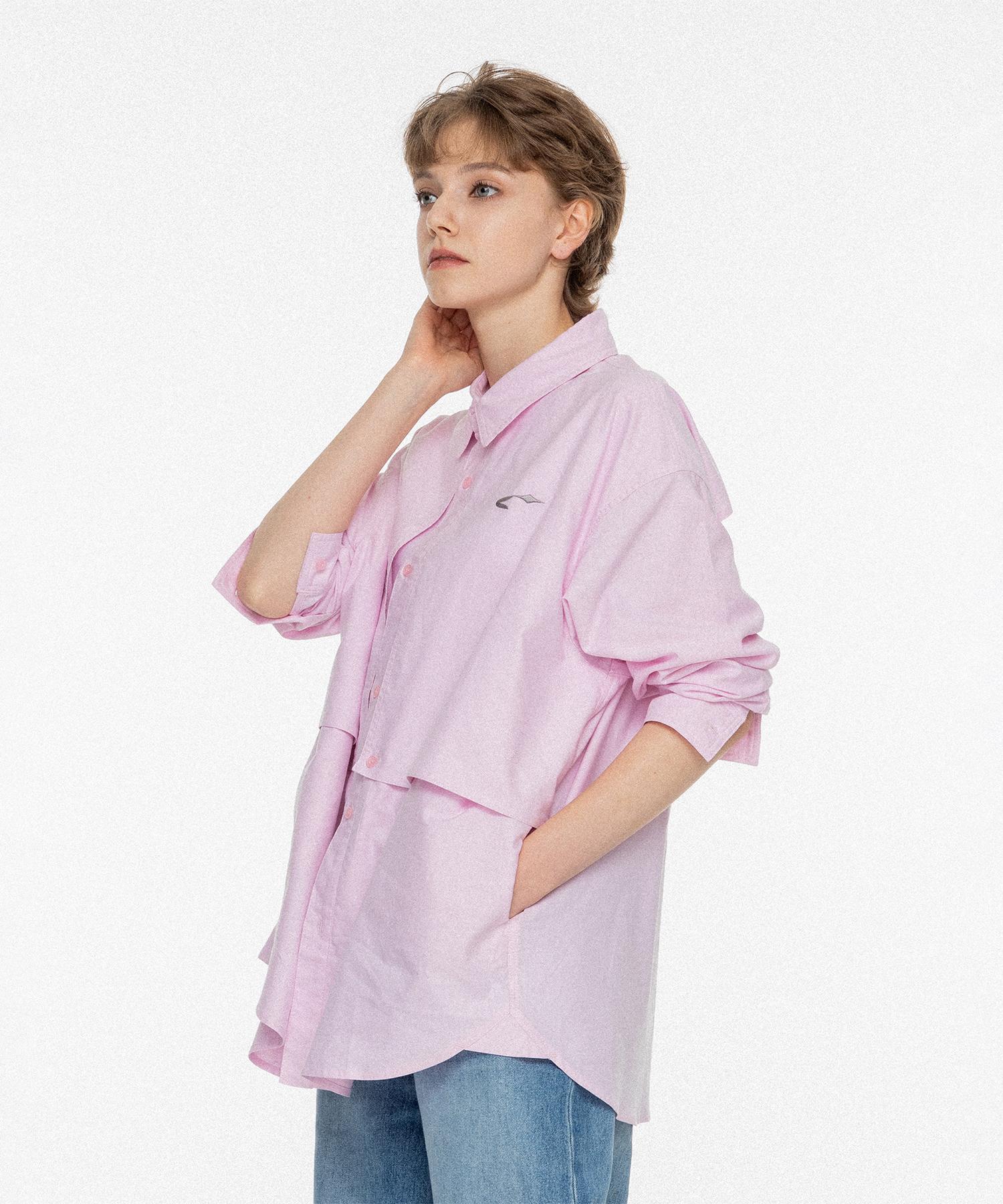 Canbats Double Layered Shacket (Pink) Pink