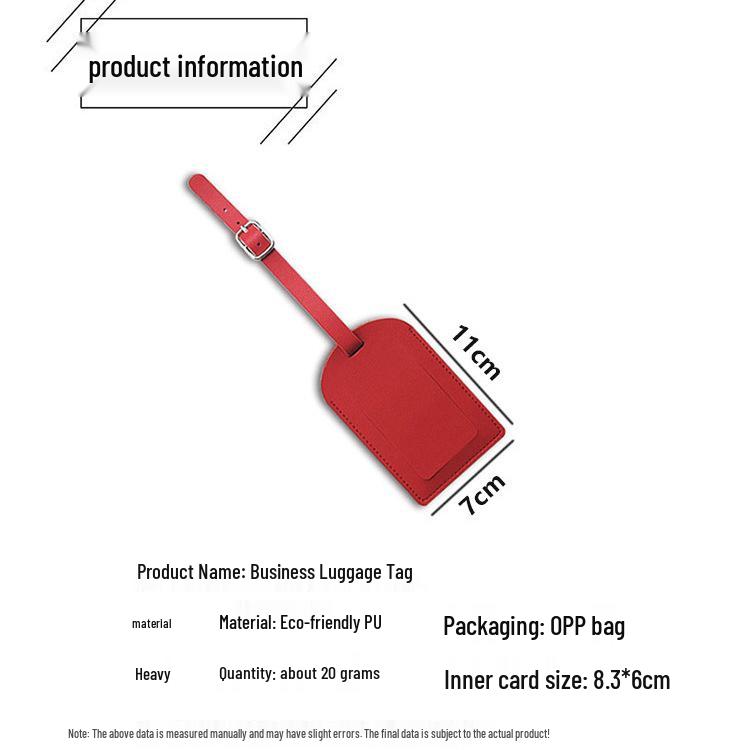 Travel Luggage Identification Tag - Anti-Lost Boarding Pass Suitcase Label
