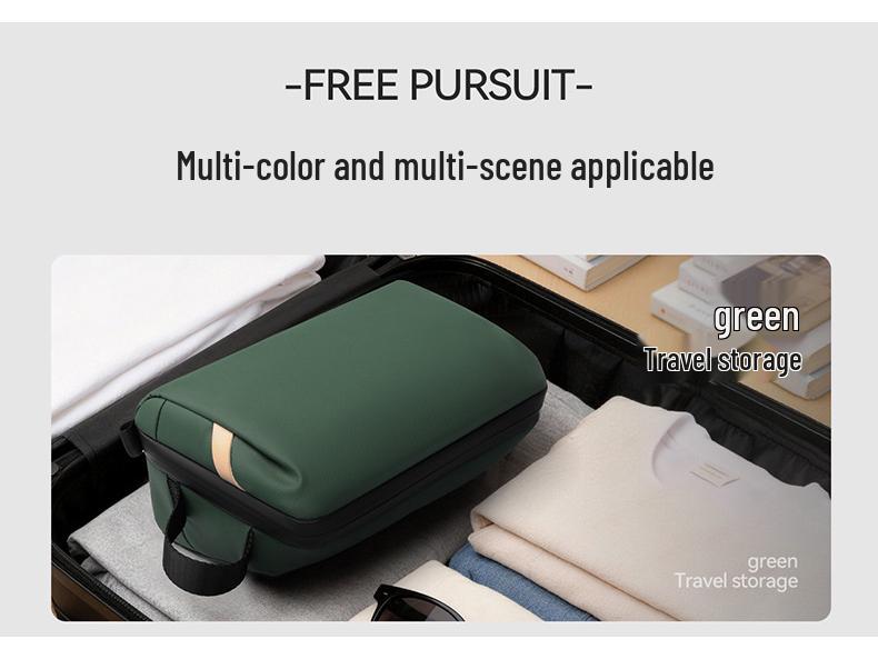 Waterproof Wet/Dry Travel Grooming Bag, Large Capacity, Portable for Business, Sports & Outdoor - Unisex