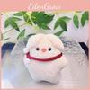Cartoon Cute Pig Plush Toy Keychain In Pink And White Ideal For Decoration Backpack
