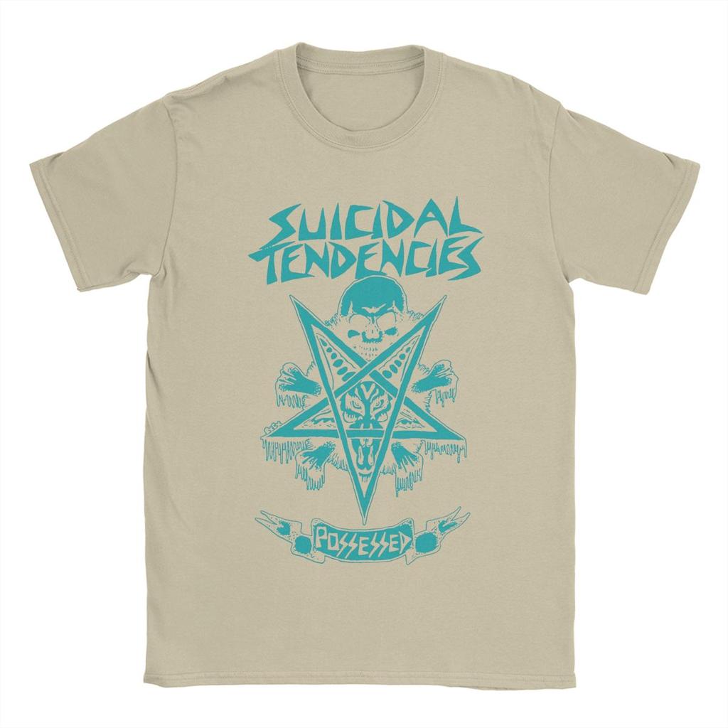 Suicidal Tendencies T-Shirts Men Novelty Cotton Tees Round Collar Short Sleeve T Shirts Gift Idea Clothing