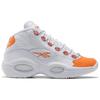Reebok Question Mid Unisex White Orange HR1049
