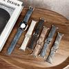 Leather Watchband For Apple Watch Series 10 9 8 7 SE 6 5 4 3 2 1 42mm 41mm 40mm 38mm Wrist Strap Replacement