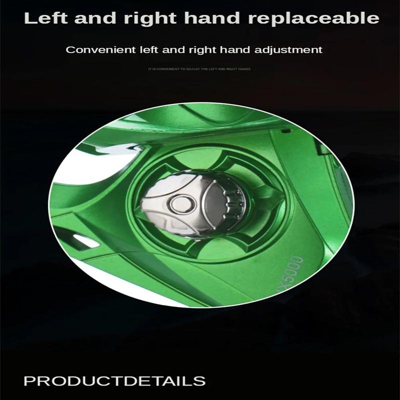 Alle Metall Angelrolle Swivel 1000-7000 Serie 12KG Maximale Widerstand Karpfen Langlebig Metall Spool 5,2:1/4,7:1 Zubehör für Spulen mit hohem Drehzahlverhältnis