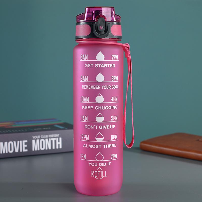 Gradient Color Ribbon Tea Infuser Space Cup with Pop-Up Lid - Large Capacity, Portable, Outdoor Fitness Sports Cup