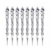 12Pcs Transparent Christmas Icicle Ornaments Hanging Icicle Decorations  Christmas Tree Decoration