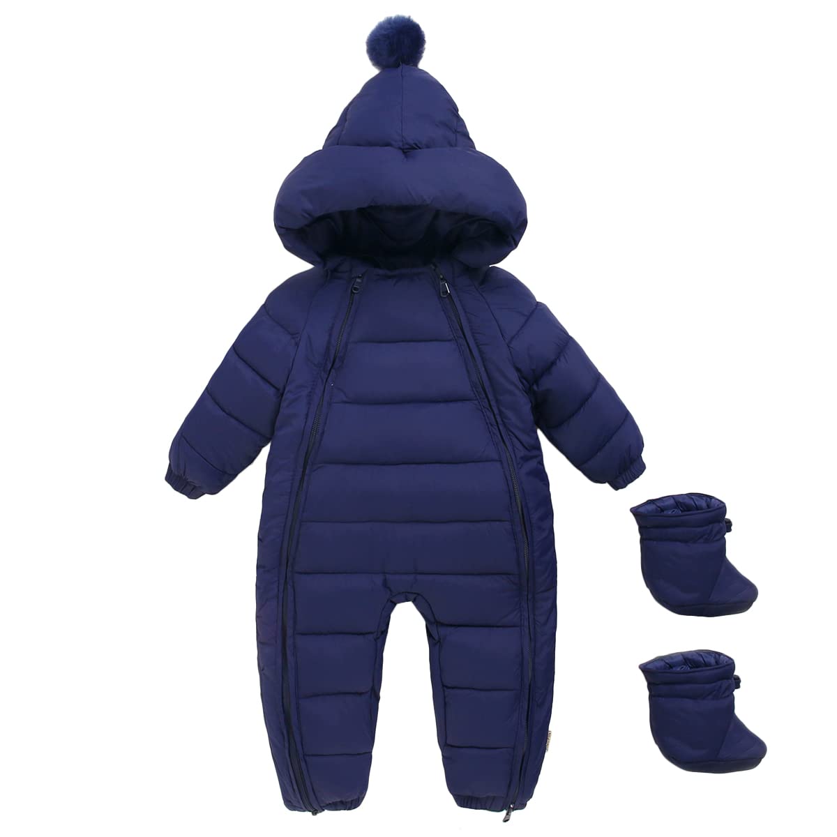 

Комбинезон Детский Комбинезон Детский Мальчики Девочки С Капюшоном Одежда Легкий Ромпер Новорожденный Милый Одежда для Холодной Погоды Повседневная Носка Осень Зима Длинные Рукава