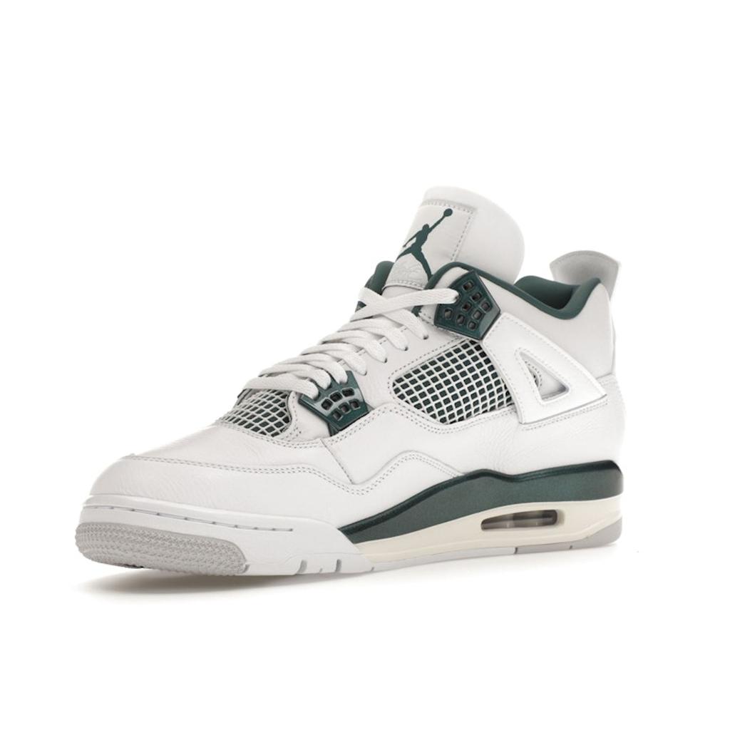 Air Jordan 4 Retro Oxidized Green Unisex Sneakers White Neutral-Grey FQ8138-103