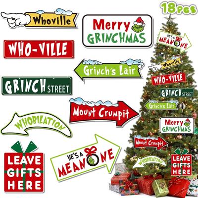 18 Stück Weihnachtsbaumschmuck zur Weihnachtsbaumdekoration, Weihnachtsbaumschmuck für Weihnachtsfeierbedarf