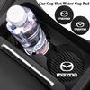2Pcs Car coaster water anti slip pad silicone waterproof interior accessories For Mazda 3 6 CX5 2 CX3 CX9 MX5 RX8 Axela Demio