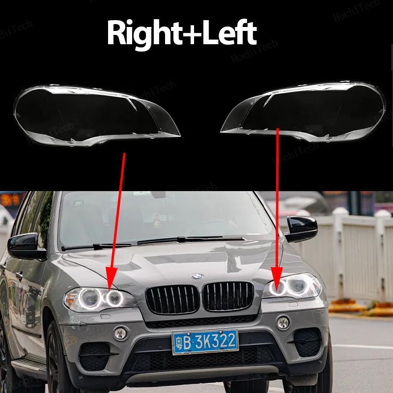 

Крышка для фар для BMW X5 E70 2007-2013, прозрачный корпус, линза для передних фар, стеклянный чехол для лампы Right and Left