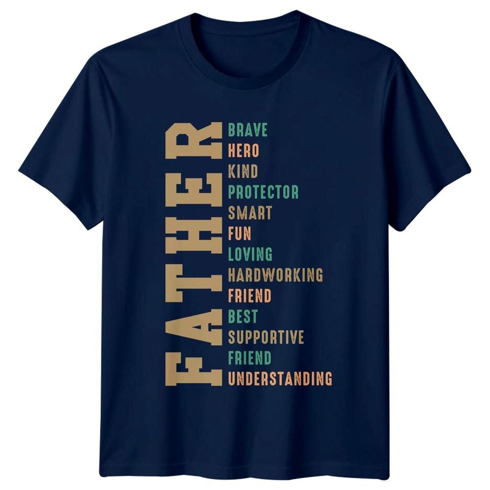 Father Brave Hero Kind Protector Unisexs TShirt Fathers Day Family Gift For Him