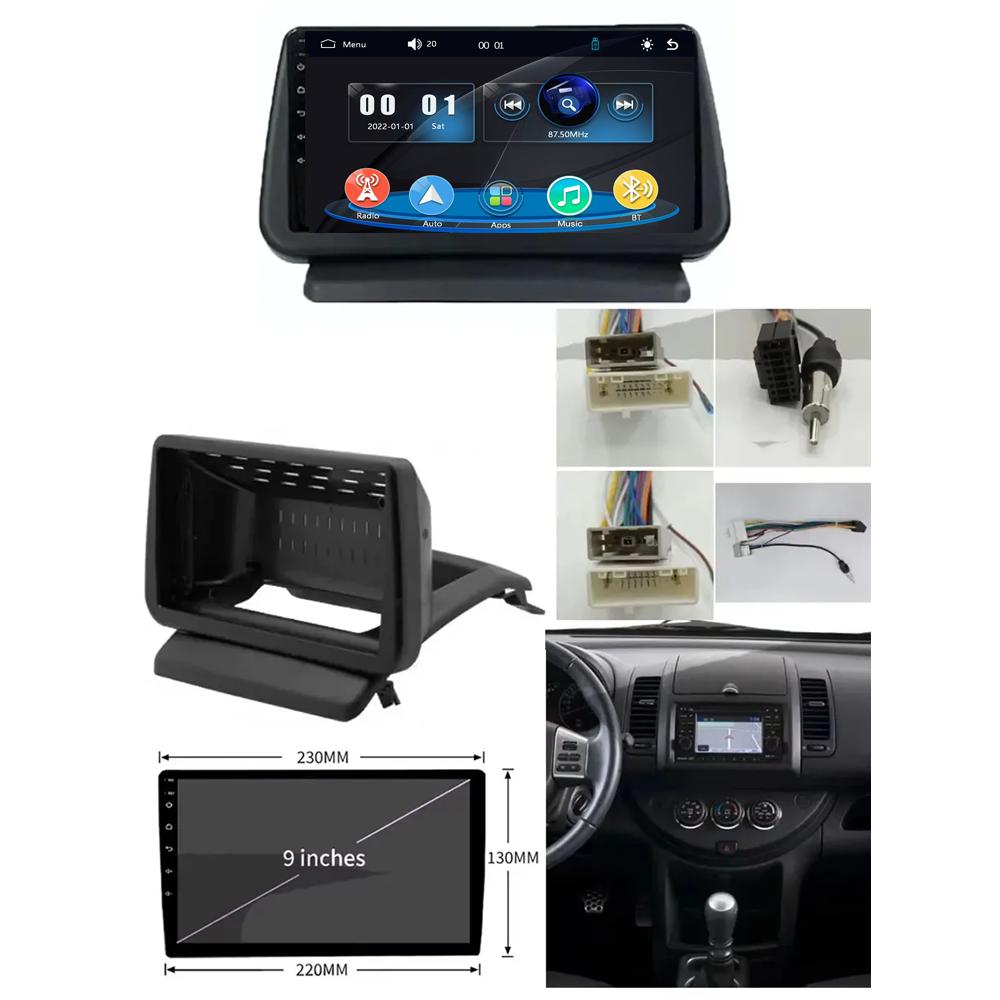 icreative Car Radio Multimedia MP5 Player Head Unit Stereo BT For Nissan Note E11 2005-2012