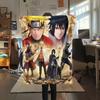 1PC Naruto Vs Pain Patterned Flannel Blanket Suitable For All Seasons For Home Decor Warmth And Comfort Gifts Holiday Present
