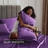 Simulated Silk Pillowcase Pillow Cover For Summer Cooling Standard Size Durability Easy Removal Pillow Sleeve
