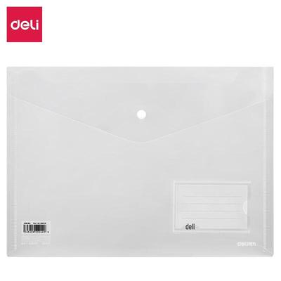 Deli A4 Transparent Snap File Folder (10-Pack)