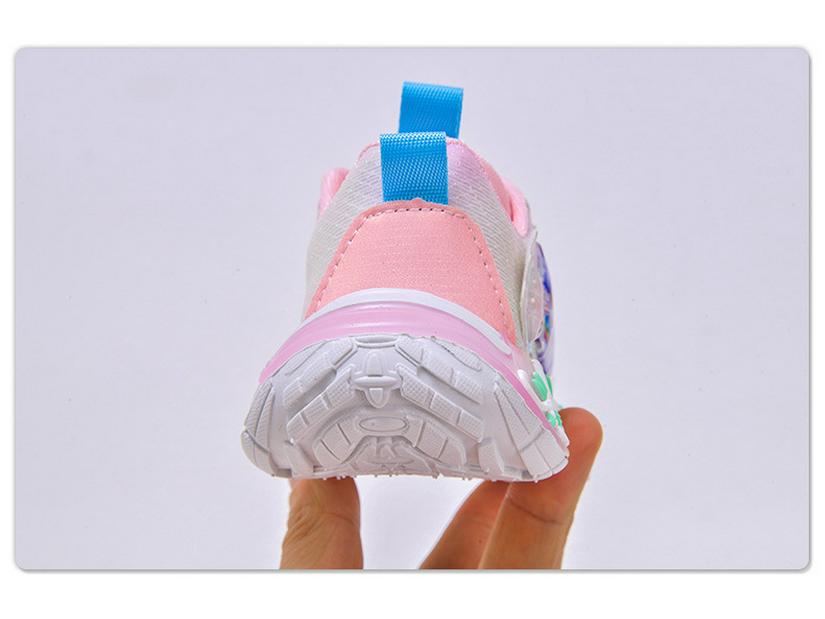 Children's Light-Up Princess Mesh Sneakers - Trendy Spring School Shoes