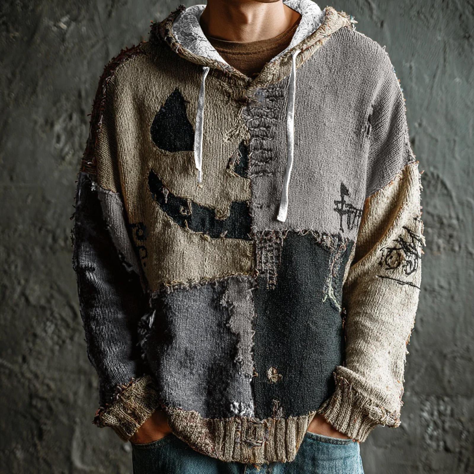 

Мужская повседневная спортивная толстовка с длинным рукавом на Хэллоуин XXL зелёный