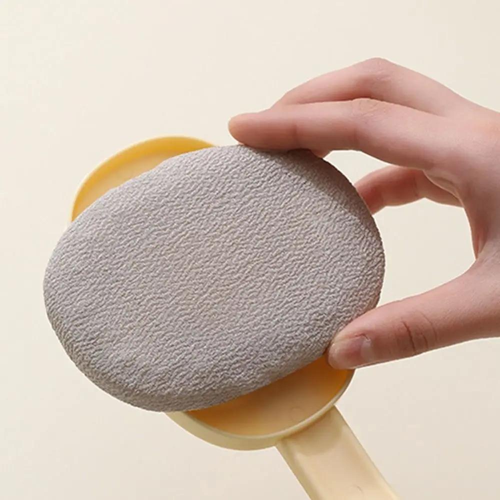 Anti Slip Back Scrubber for Shower Soft Bristles Long Handle Shower Brush Rubbing Body Scrubbing Body Exfoliating Dry Brush