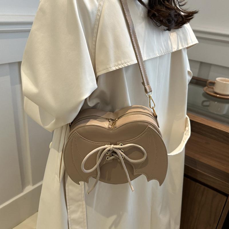 New Trendy and Personalized Wing Shoulder Bag Versatile Fashion Design Women's Crossbody Bag Box Handbag and Purse AVE