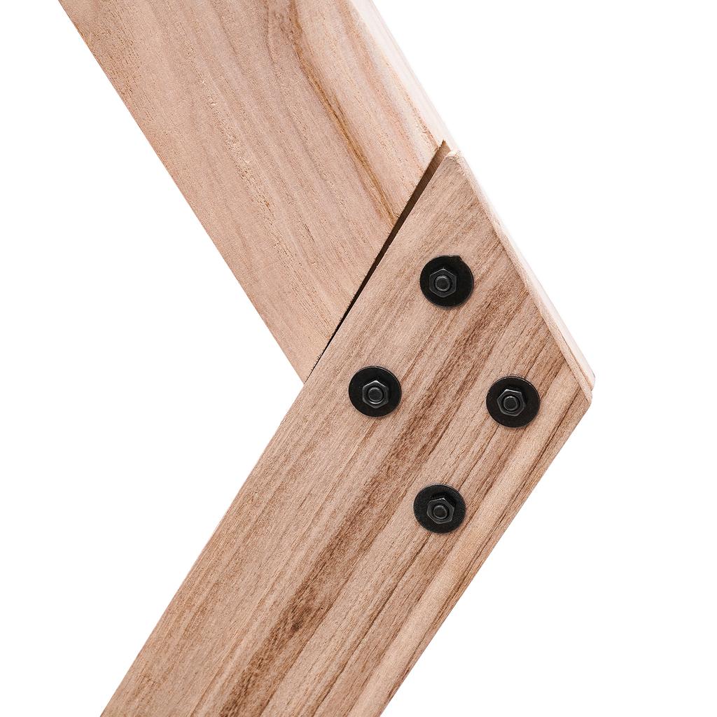 2,25 m Holz-Hochzeitsbogen Rustikaler sechseckiger Holz-Hintergrund Blumen-Ausstellungsständer für Zeremonie Gartenbogen Foto-Hintergrund Party