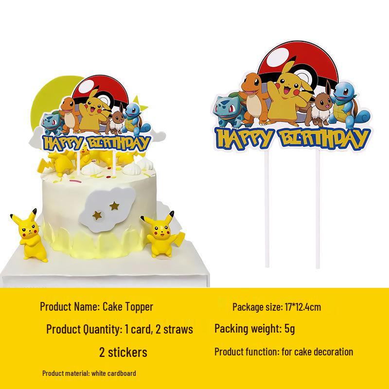 

Товары для вечеринки Пикачу: Бумажные тарелки, Салфетки, Стаканы, Скатерть, Баннеры и Украшения