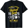 Key West Florida Retro Hotrod Surf Design Cotton Men T Shirt S