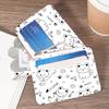 Cute PVC Credit Card Holder Cartoon Cat Ultra-thin Card Case Lightweight Multi-card Slot Zipper Wallet for Women Girls