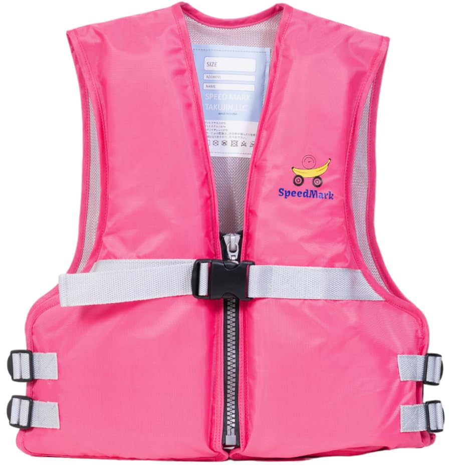 

Instructor-Supervised Children s Life Jacket, Junior Floating Vest for Kids and Fishing (Simple Type, Pink, Size M)