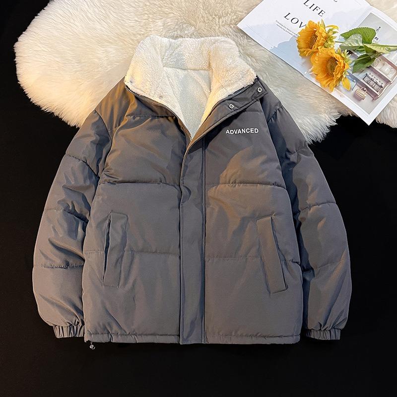 Winter cotton-padded women's new bread clothes loose stand-up collar down cotton-padded clothes trendy brand versatile cotton-padded jacket
