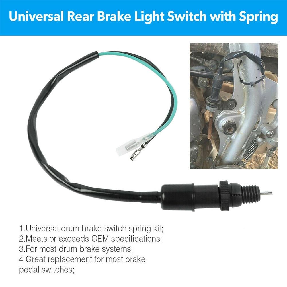 Rear Brake Light Switch 1 Set Accessories Black Replacement