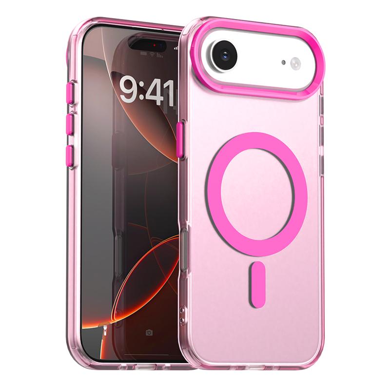 Magnetic Adsorption Wireless Charge Clear Case For iPhone 17 Air Transparent Phone Case iPhone 17 Air Case For iPhone 17 Pro Max