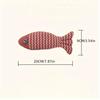 1pc Pet Toys Cat Chew Toys Linen Fish Pillow Chew Training Toy Simulation Fish Puppet Pet Supplies